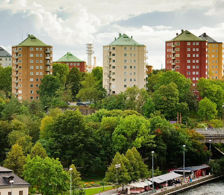 Bostadsområde i Sverige